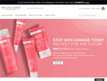 Tablet Screenshot of paulaschoice.com