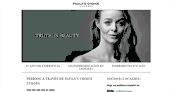 Desktop Screenshot of paulaschoice.es
