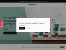Tablet Screenshot of paulaschoice.nl
